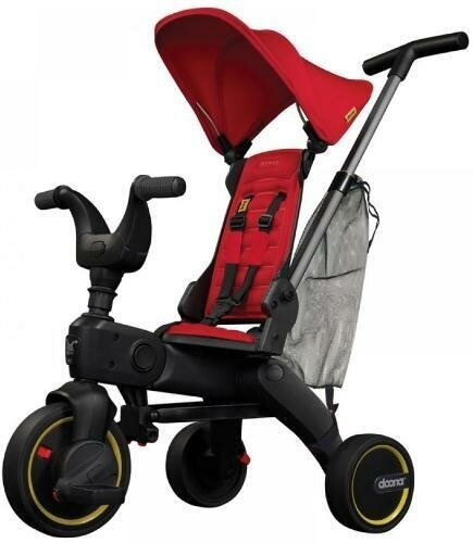 Велосипед детский Doona Liki Trike S3 Flame Red, складной, трехколесный, красный