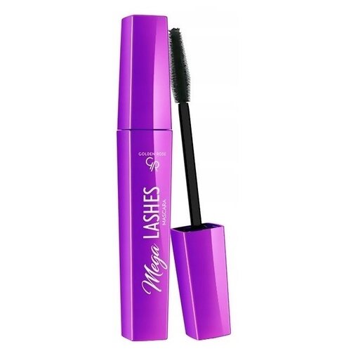 Golden Rose Mega Lashes Mascara, черный