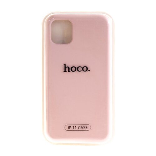 Накладка HOCO Pure series TPU protective case для iPhone 11 розовая