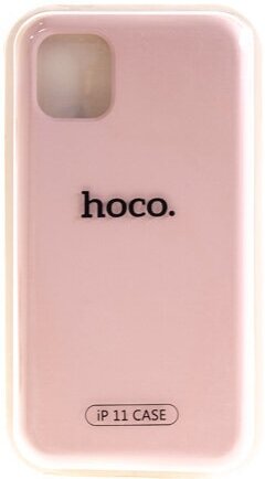 Накладка HOCO Pure series TPU protective case для iPhone 11 розовая