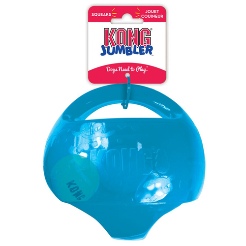 KONG игрушка для собак Джумблер Мячик L/XL 18 см синтетическая резина, цвета в енте .