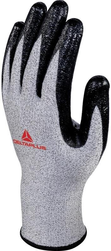 Перчатки антипорезные трикотажные DELTA PLUS VENICUTC03 с нитриловым покрытием, размер 9