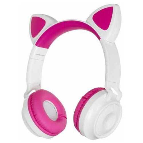 Bluetooth-гарнитура Qumo Party Cat розовый