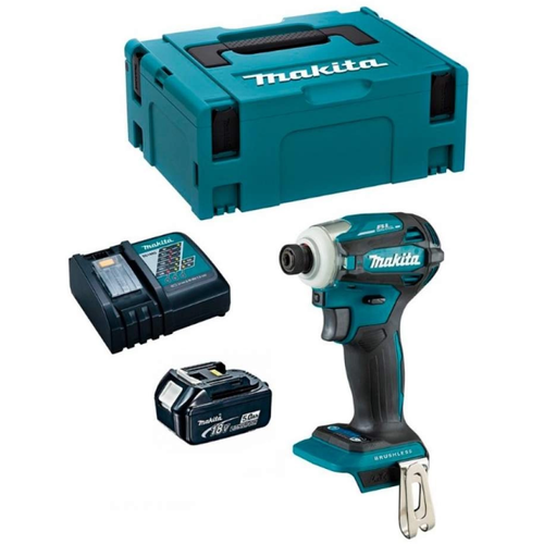 Аккумуляторный винтовёрт Makita 18 В 1х50Ah 180 Нм кейс MakPac DTD172RT1J 2794000₽