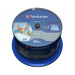 Диск BD-R Verbatim 25Gb 6x Wide Inkjet Printable - изображение