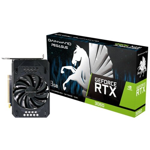 Gainward RTX3060 PEGASUS 8GB GDDR6 128bit 3-DP HDMI RTL NE63060019P1-190AE 3496400₽