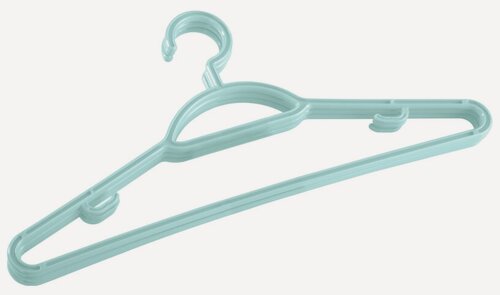 Изображение товара Вешалка-плечики BP д/легкой одежды Р.48 св-голубой (3 шт. в уп.) 1596322