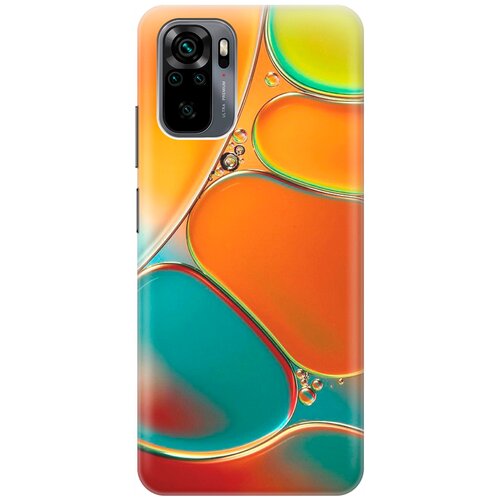 фото Ультратонкий силиконовый чехол-накладка для xiaomi redmi note 10 с принтом "разноцветные пузырьки" gosso