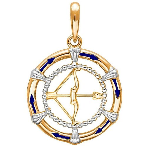 фото Эстет подвеска из красного золота 01д0110512эр