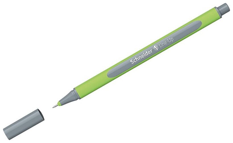 Ручка капиллярная Schneider Line-Up 04 мм цвет корпуса: салатовый цвет чернил: серебристо-серый 10 шт