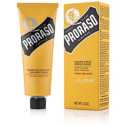 Proraso Wood and Spice Shaving Cream - Крем для бритья 100 мл