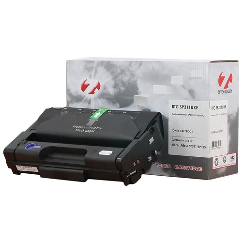 Лазерный картридж 7Q SP311UXE (821242) для Ricoh Aficio SP 311 (Чёрный, 6400 стр.) тонер картридж ricoh sp311 325 type sp311uxe 821242 6 4k 7q