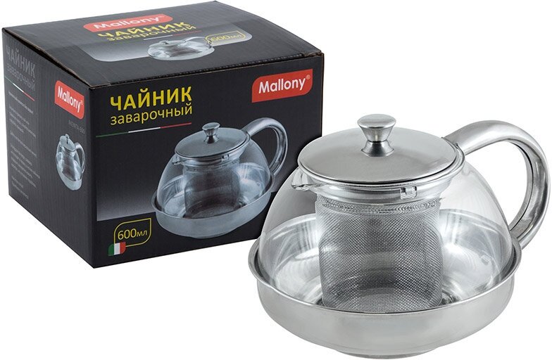 фото Mallony Заварочный чайник Menta-600, 0.6 л