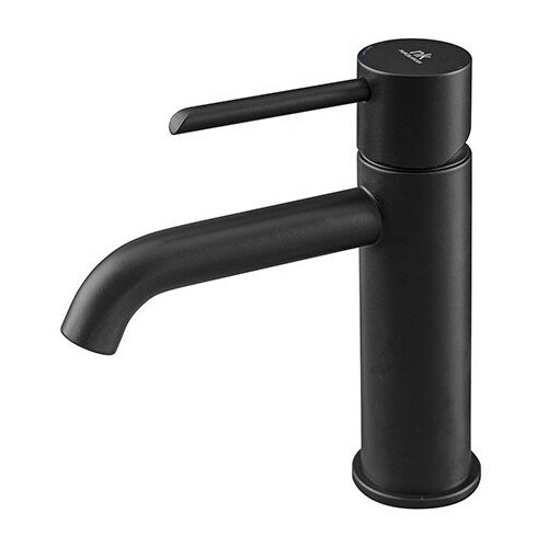 фото Noken nk round однорычажный смеситель для раковины, без дк, 3/8”, 5,34 л/мин, черный
