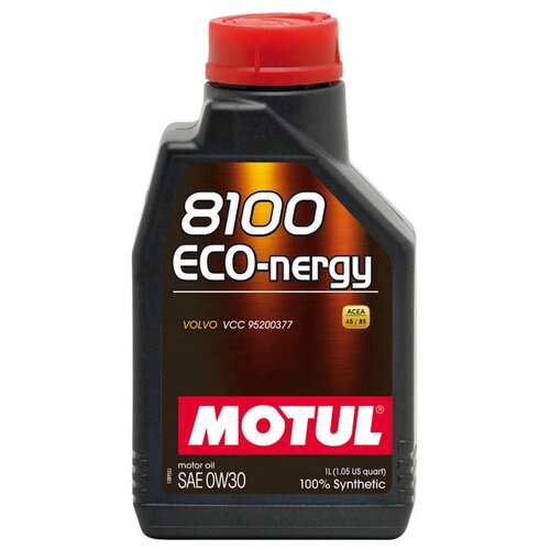 MOTUL 102793 Motul 0W30 8100 ECO-NERGY (1L)_масло мотор.!син\асеа А5/В5 АPI SL/CF VOLVO, LAND ROVER, HONDA