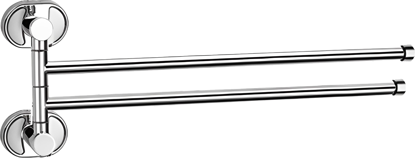 Полотенцедержатель 2-рога Haiba HB1912 поворотный 370 мм