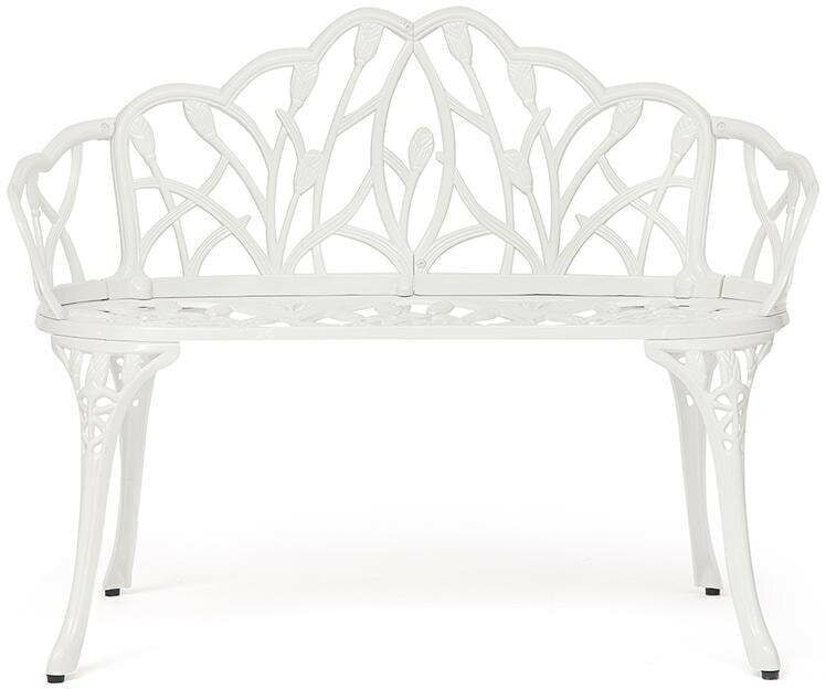 Скамья TetChair Strauss (Штраус), алюминиевый сплав, 99хх56х76см, butter white