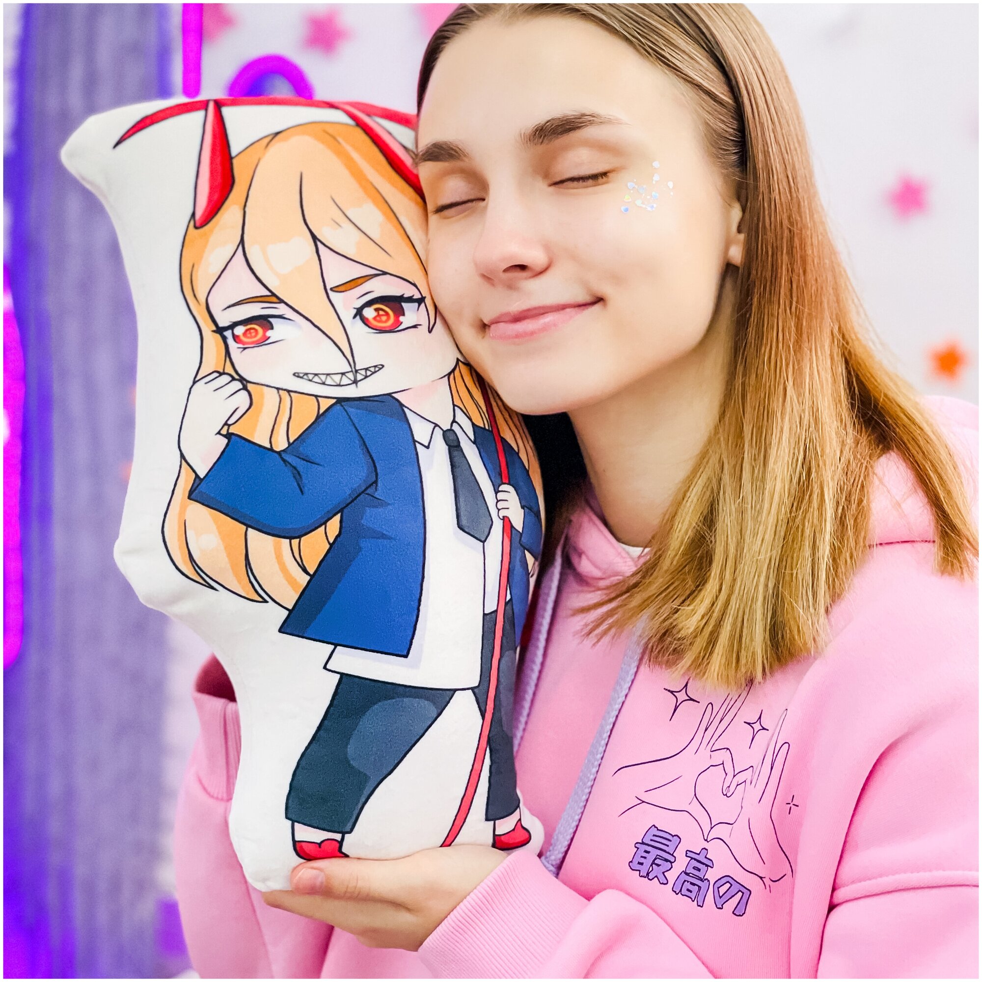 Фигурная подушка Почита Аниме Человек-бензопила / Chainsaw Man ...