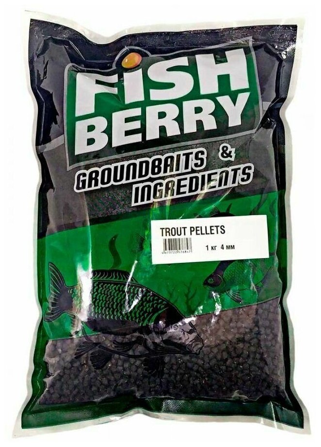 Fish Berry Пеллетс форелевый Pellets trout 4мм - 1кг