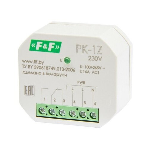 Евроавтоматика F&F PK-1Z 230 реле промежуточное (арт. EA06.001.047)