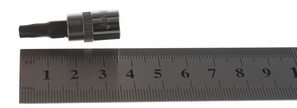 JONNESWAY S07H227 Торцевая головка 1/4"DR с вставкой TORX. T-27 L-37мм 47761 - фотография № 6