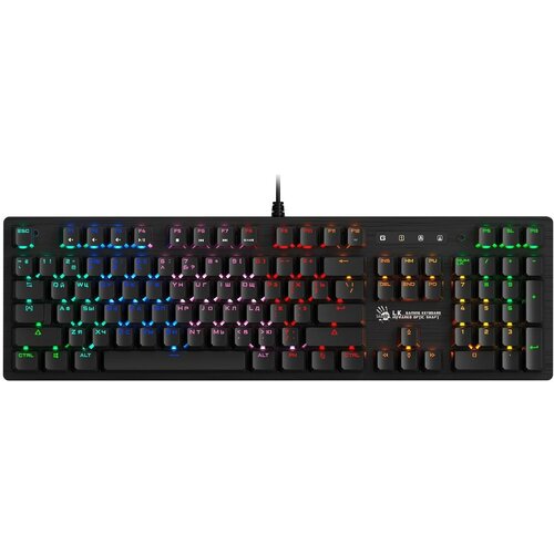Игровая клавиатура A4Tech Bloody B820R BLACK BLUE SWITCH 549900₽