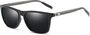 Поляризованные солнцезащитные очки с защитой от ультрафиолета для мужчин и женщин 3 категории защиты (Черный)