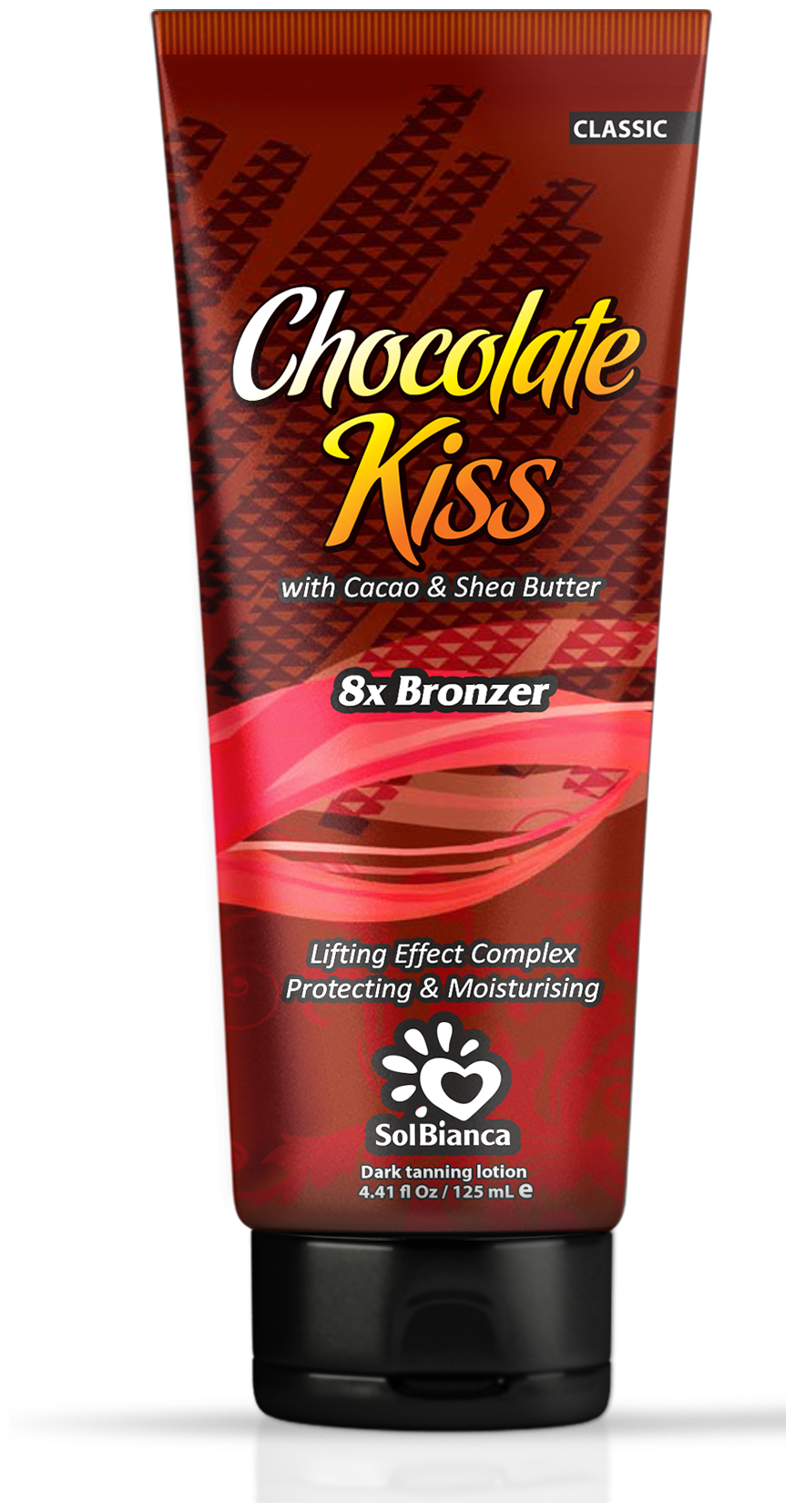 Sol bianca chocolate kiss Крем для загара с маслом какао и ши (8*bronzer) 125 мл.