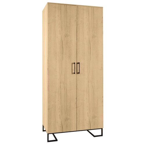 Шкаф двухстворчатый без зеркал Loft Дуб Натур