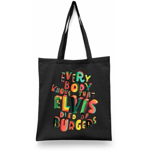 фото Сумка шоппер каждому своё, черный