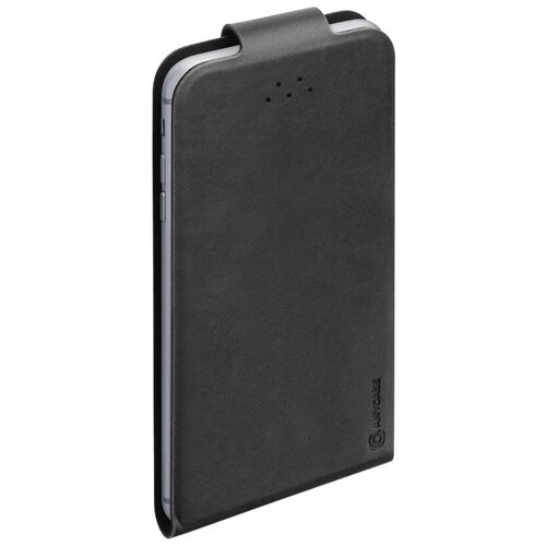 Чехол универсальный для сотового телефона AnyCase Flip для смартфонов 3,5-4,3, черный