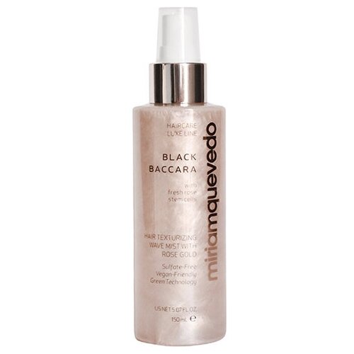 Miriam Quevedo Текстурирующий мист для волос Black Baccara Hair Texturizing Wave Mist With Rose Gold 150мл