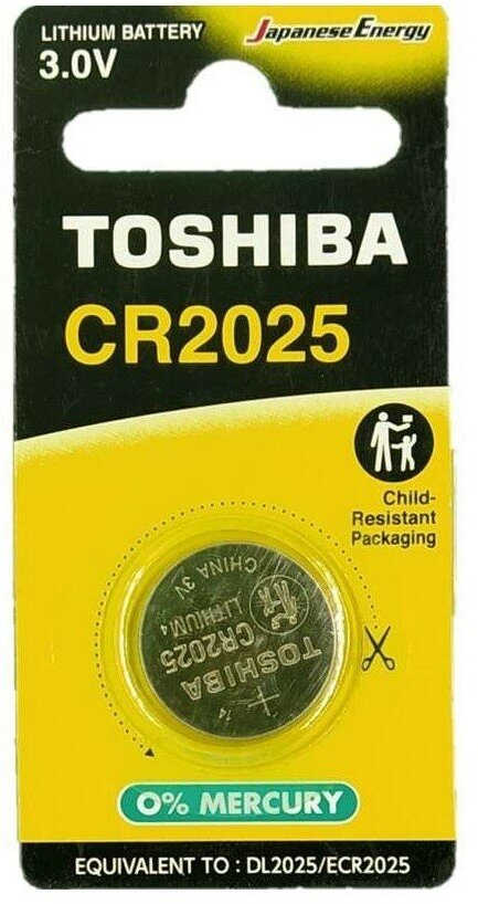 Батарейка Toshiba CR2025