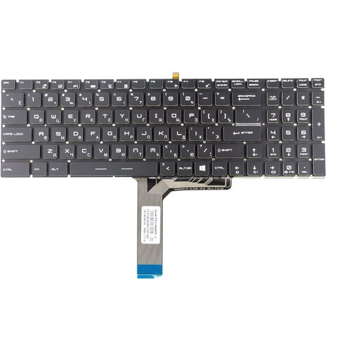 Клавиатура для MSI Alpha 15 A4DEK с подсветкой p/n: V143422FK1, 9Z. NCWBN.00R, NSK-FA0BN 0R клавиатура для msi ge62 ge72 p n v143422gk1 s1n 3eru2u1 sa0