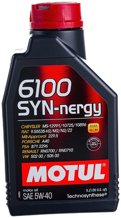 6100 SYN-NERGY 5W40 синтетика 1 л 111689