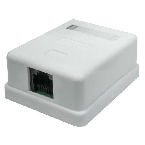 Розетка компьютерная 1-м 8P8C (RJ-45) UTP кат.5E 10-0307 SUPRLAN