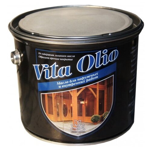 Масло Vita Olio для наружных и внутренних работ, вишня, 10 л масло для дерева vita olio с твердым воском для внутренних работ серебристо серый 2 5 л