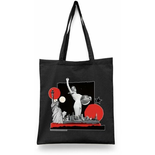 фото Сумка шоппер каждому своё, черный