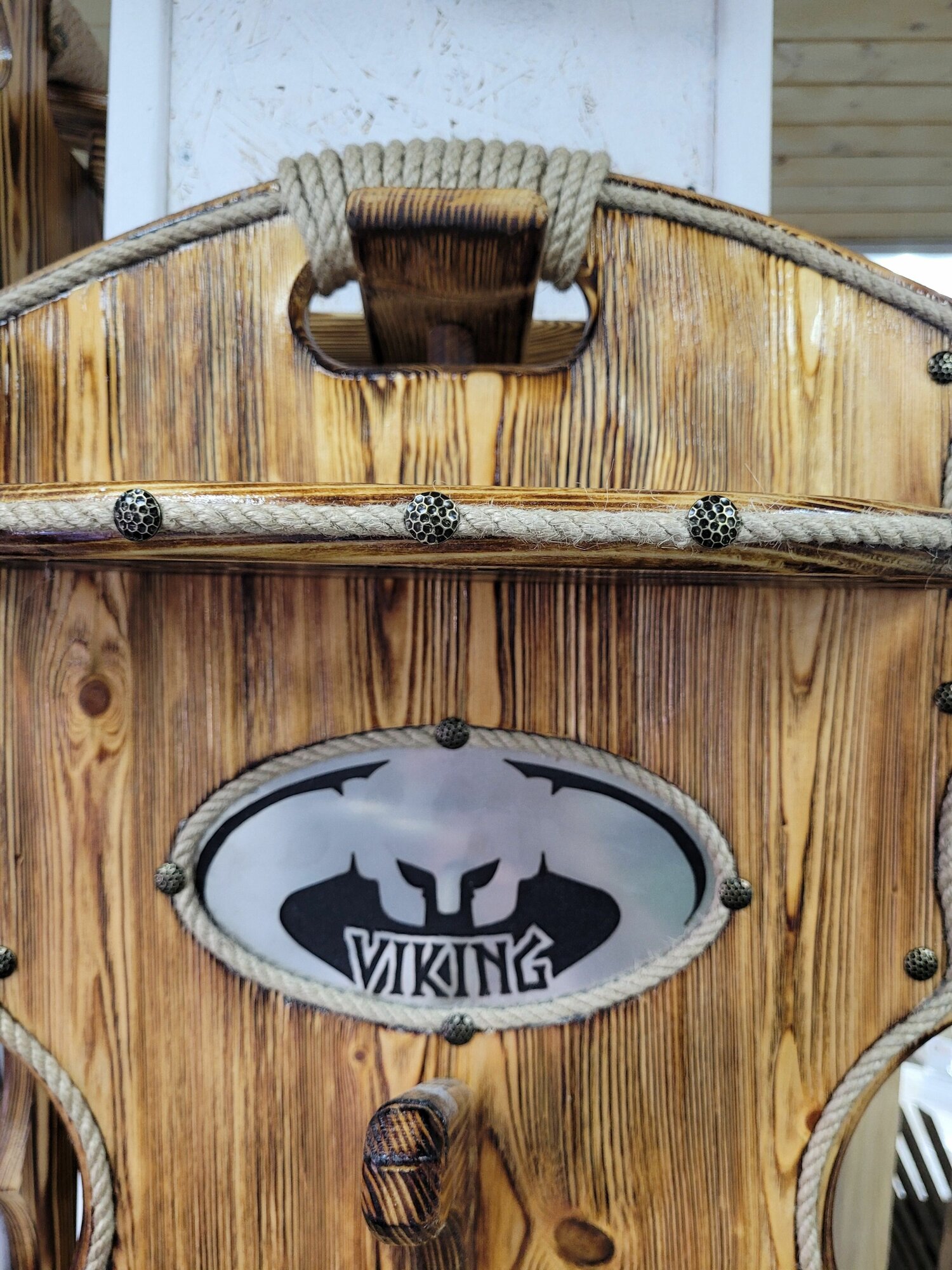 Подарочный шашлычный набор Viking Щит LUX "Викинг" - фотография № 7