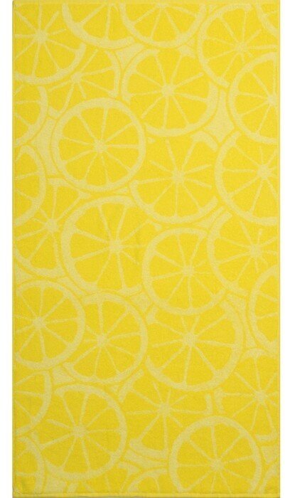 ДМ-люкс Полотенце махровое Lemon color 70х130см, цв. желтый, 360г/м, хлопок 100%