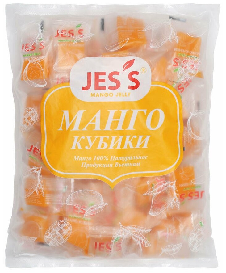 Жевательные конфетки манго Jess 500гр.