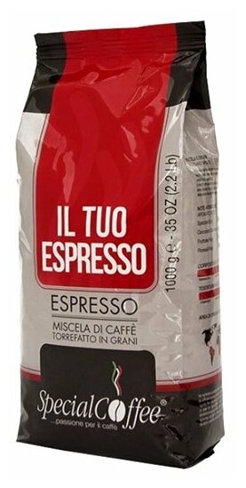Кофе в зернах Special Coffee IL Tuo Espresso, 1 кг (Спешал кофе) - фотография № 2