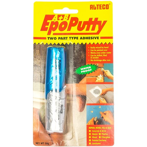 Холодная сварка ALTECO 50г 6H23 15645371 холодная сварка alteco ecoputty a плюс b 50 г