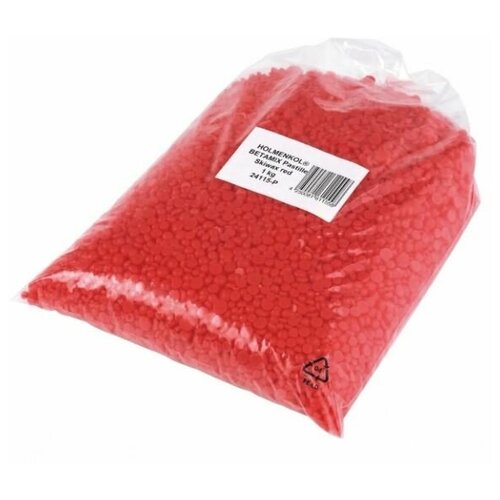 Парафин в гранулах HOLMENKOL - BETAMIX PASTILLE RED (от -4 до -14 C) 1 KG холодная сервисная мазь в гранулах holmenkol cold wax pastille 5 kg 2007100000