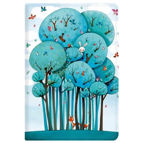 фото Чехол-обложка mypads для huawei honor pad v6 (krj-w09) водоотталкивающий с трансформацией в мульти-подставку тематика сказочное дерево