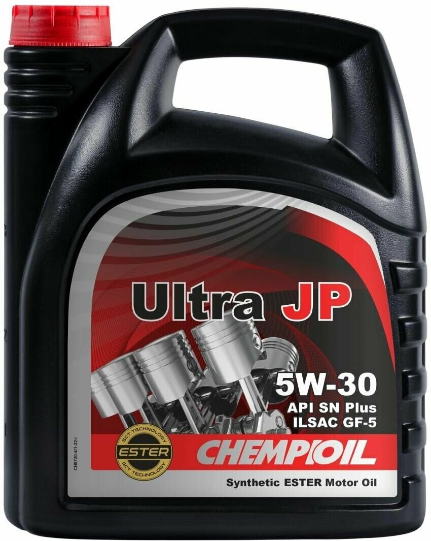 CHEMPIOIL 5W-30 Ultra JP SN Plus, ILSAC GF-5 4л (Синт. Мотор. Масло)