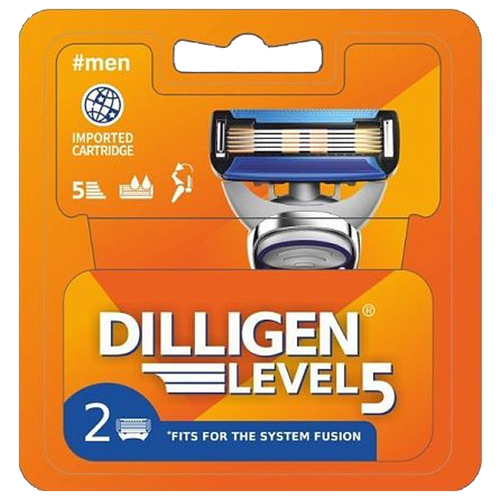 Кассеты сменные Dilligen Level 5 2 шт dilligen кассеты сменные женские 4 шт bright 2 уп