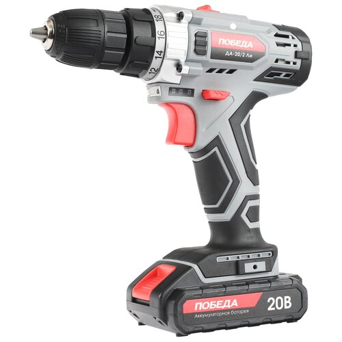Аккумуляторная дрель-шуруповерт Победа ДА-202 Ли 424700₽