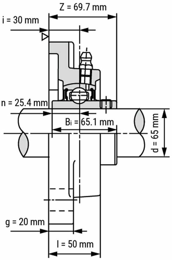 Подшипниковый узел UCF213 TECHNIX — фото 1