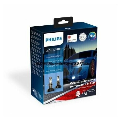 Лампа H4 12v Led H4 Xuw (Компл 2 Шт) Philips арт. 11342XUWX2